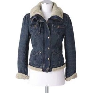 Denim Sherpa Jacket